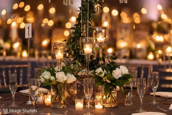 Refined floral tablescape for an elegant event